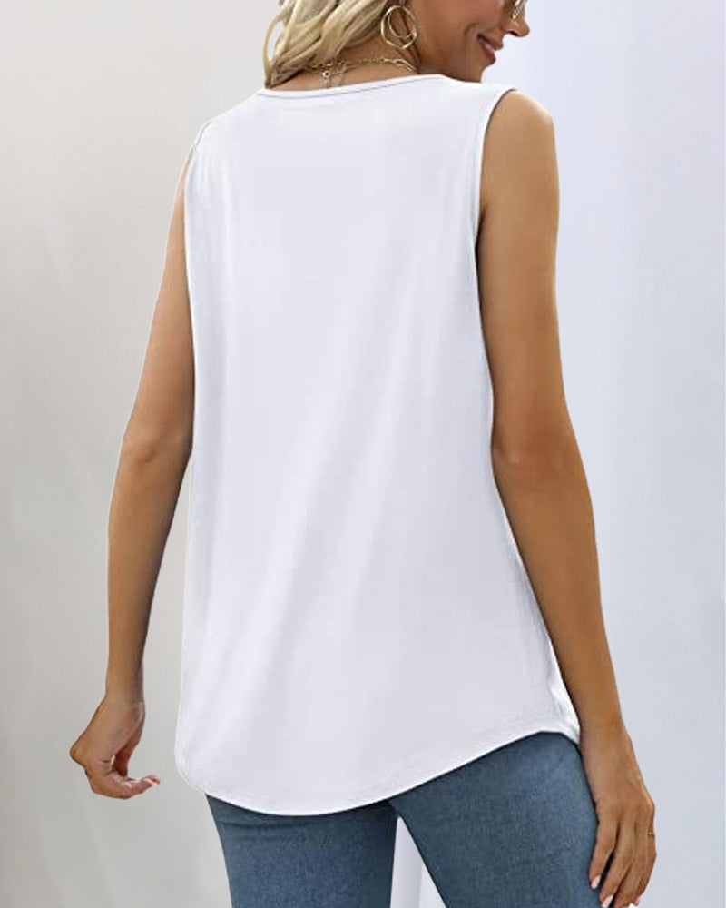 Nora™ | Square Neck Sleeveless Top