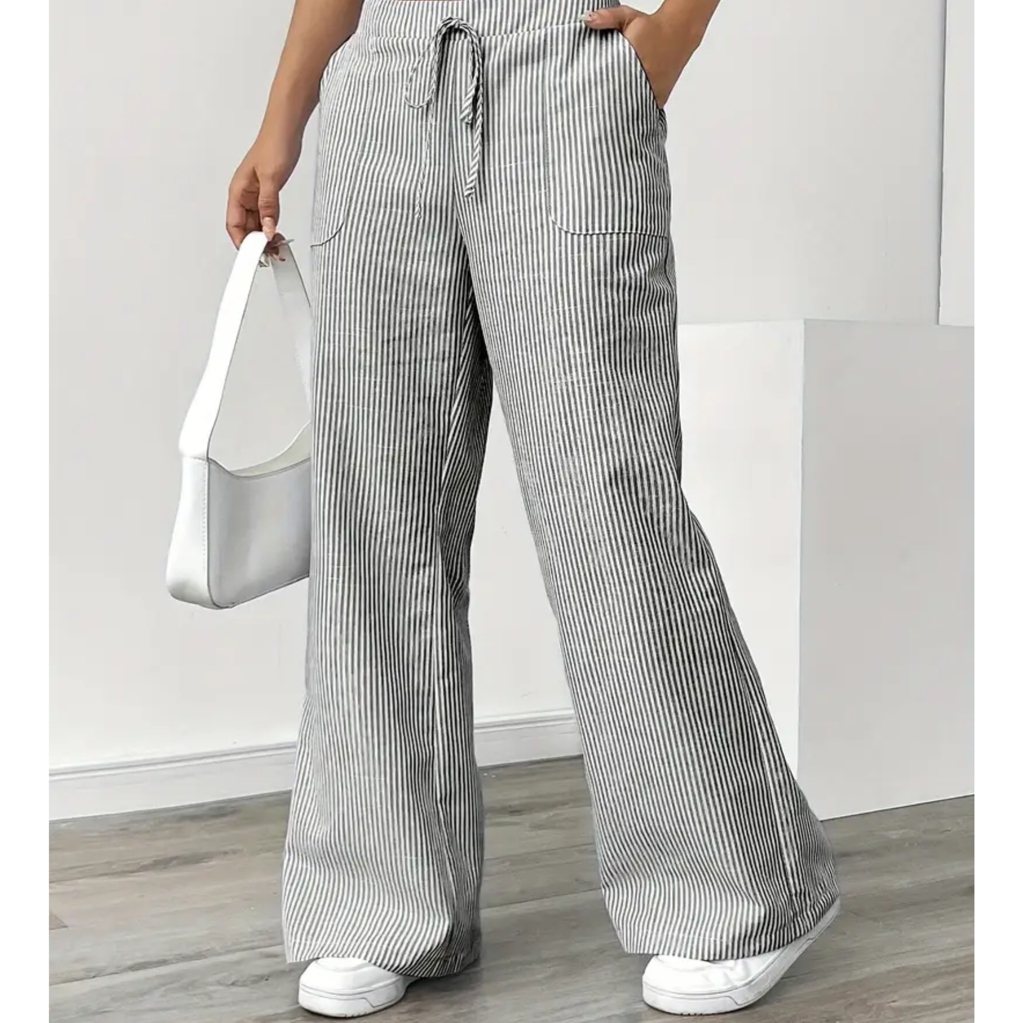 Amber™ | Striped Pants Featuring Convenient Pockets