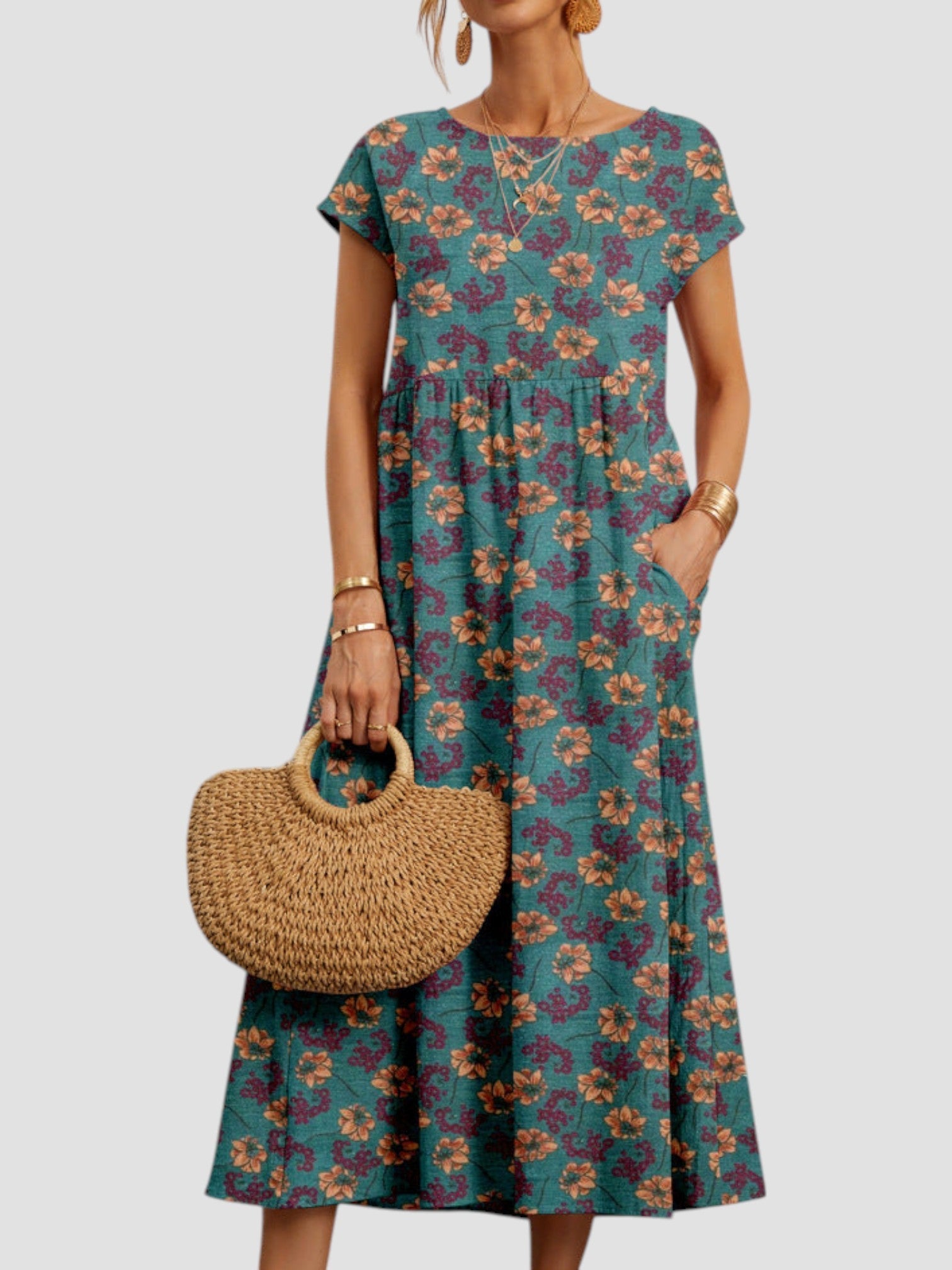 Lynn™ | Retro-Inspired Maxi Dress