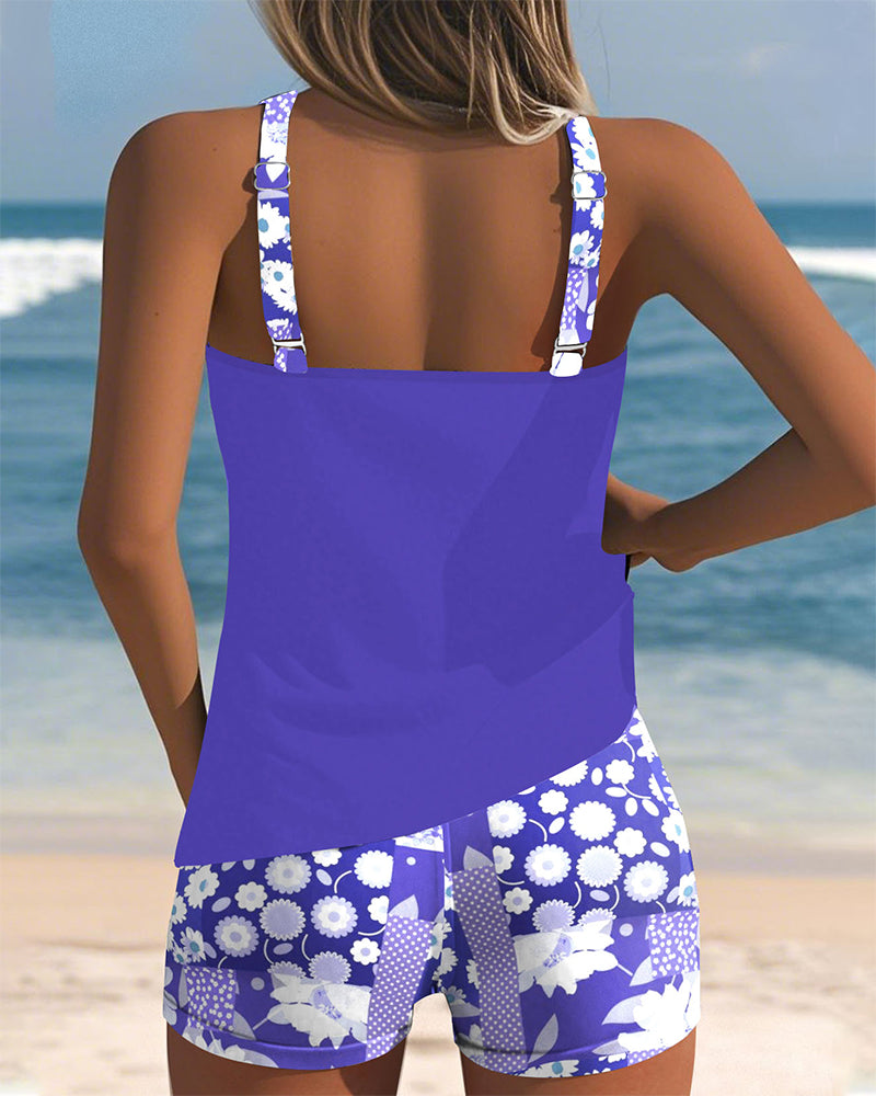 Melanie™ | Floral Two-Piece Swimsuit for a Comfortable Beach Look