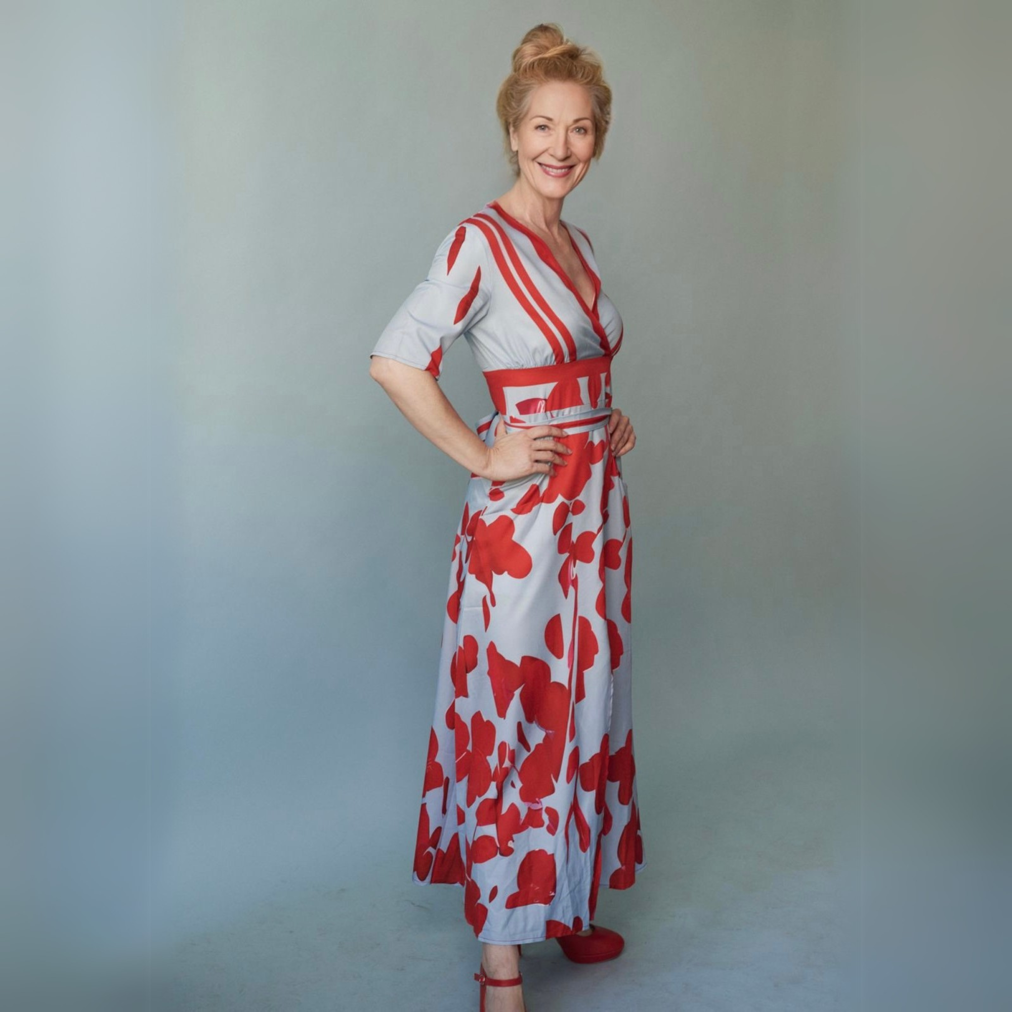 Florita™ | Elegant Floral Wrap Dress