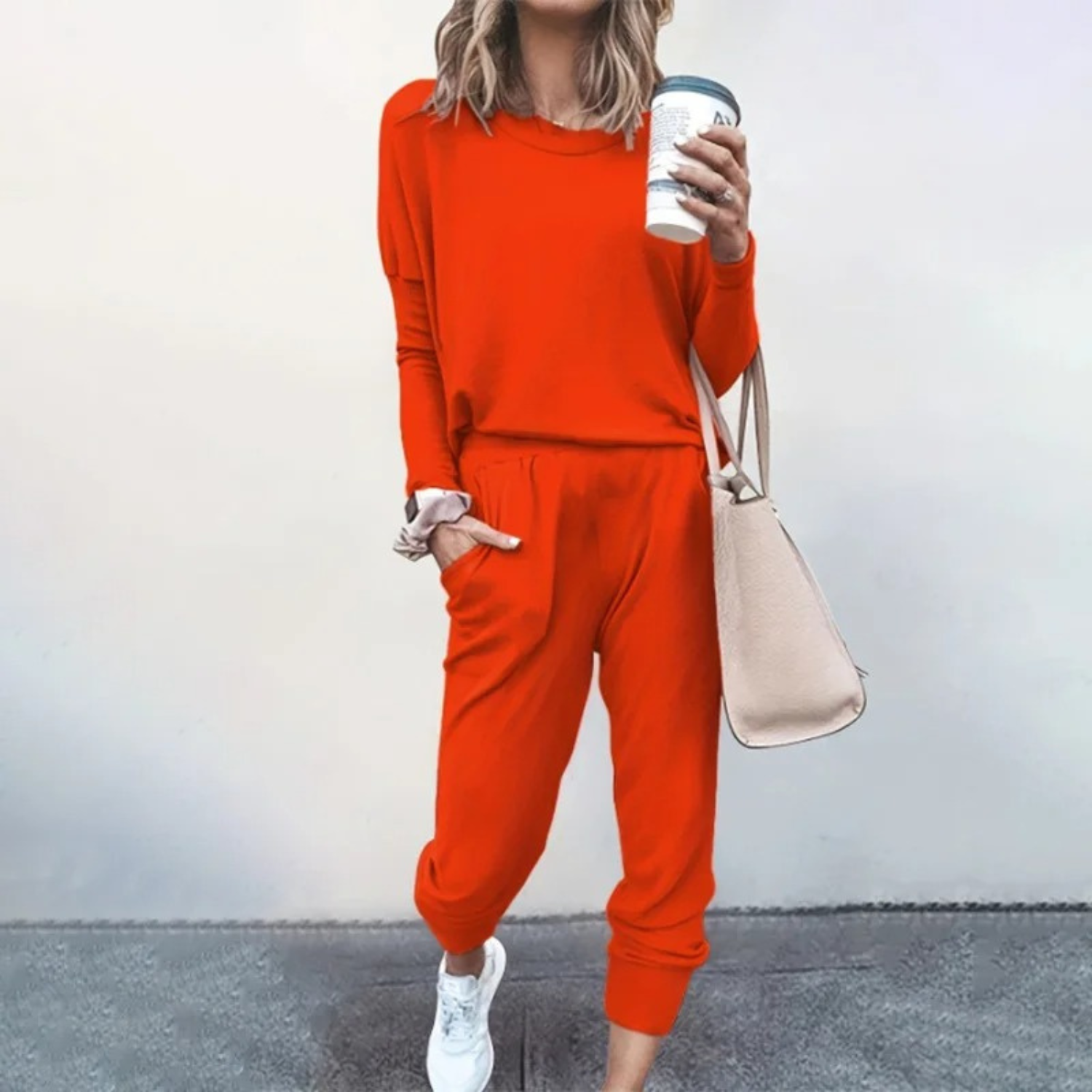 Nylie™ | Cozy Relaxed Jogger Lounge Ensemble