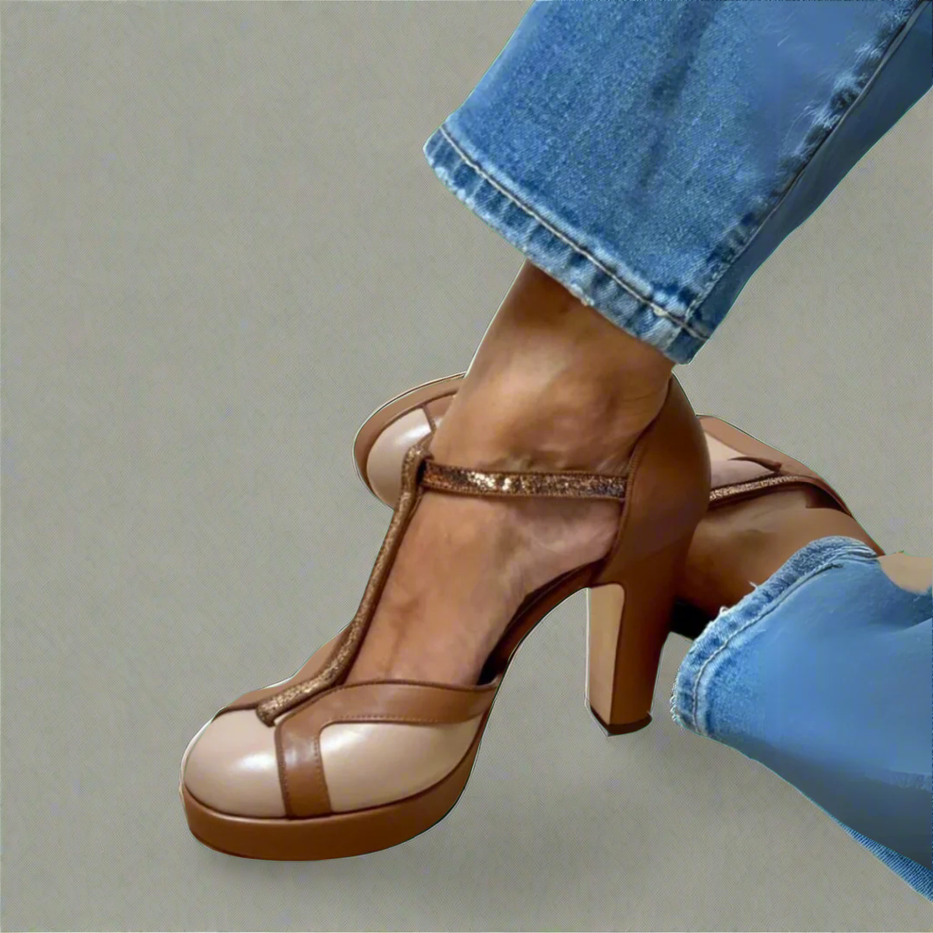 Criselmara™ | Stylish and Cozy Heeled Sandals