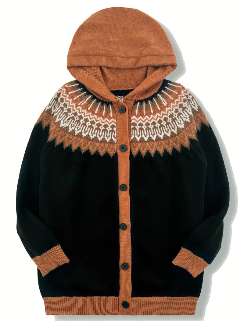 Adeline™ | Relaxed Fit Hooded Cardigan