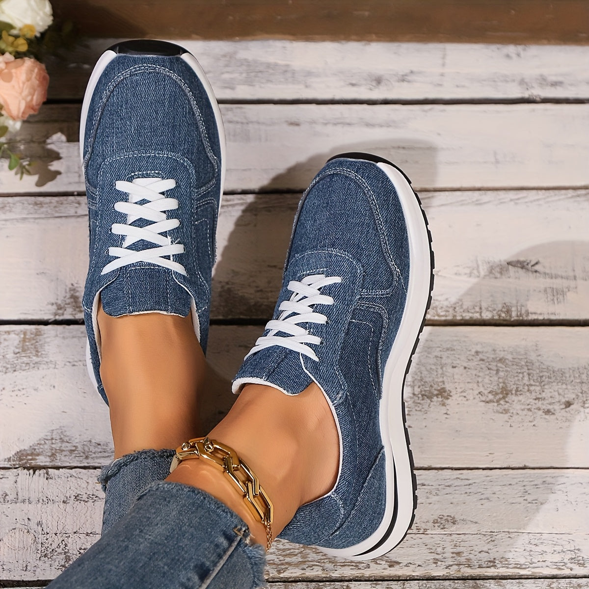Betty™ | Denim Fabric Orthopedic Sneakers