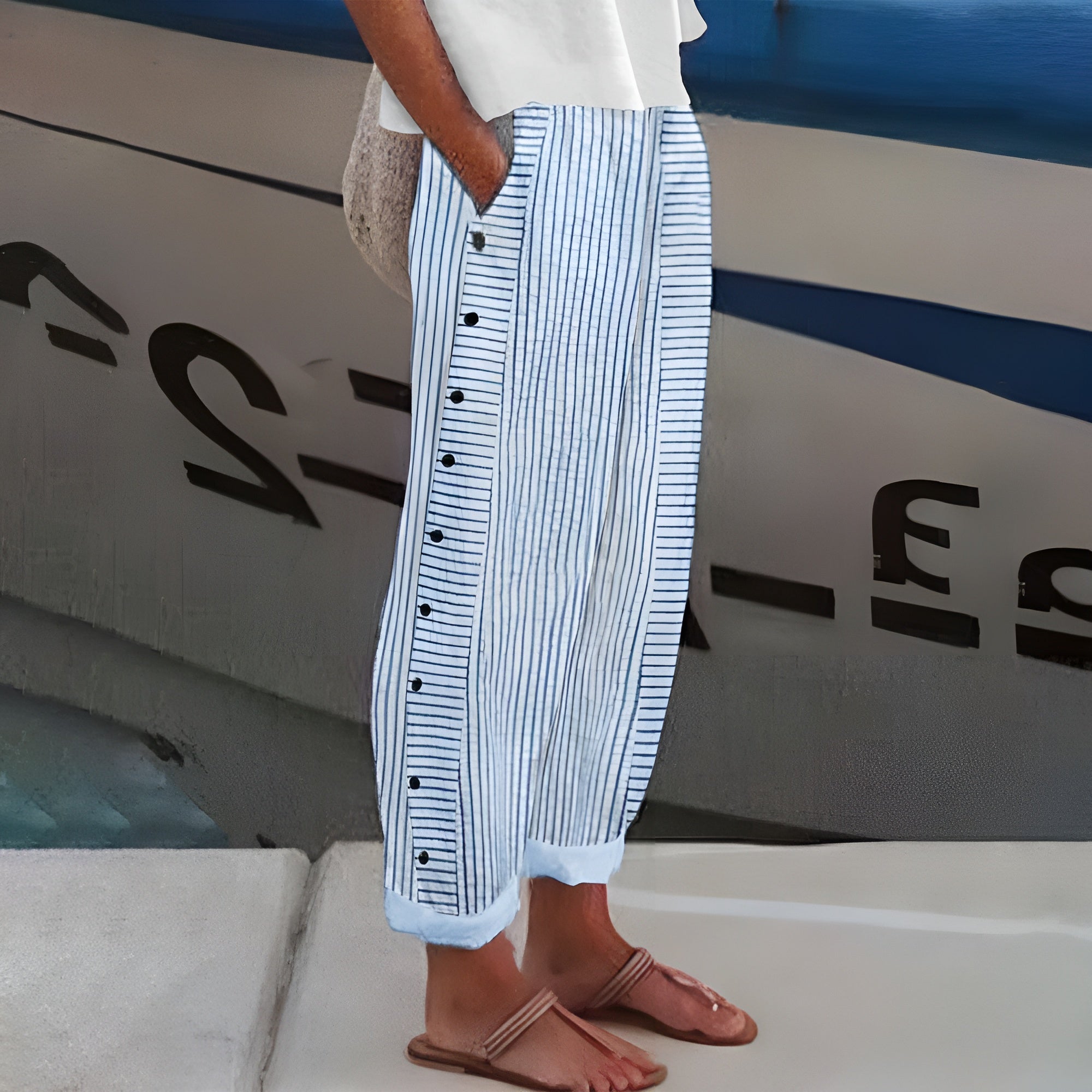 Barbara™ | Cozy Pants Featuring Convenient Side Pockets