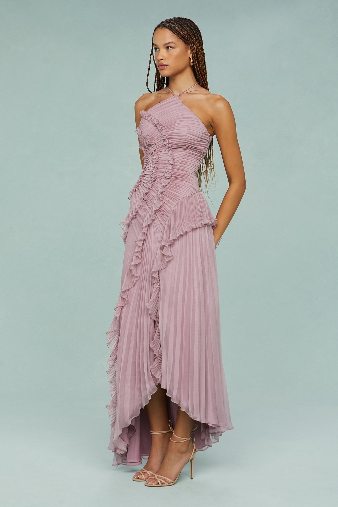 Estelle™ | Chic Halter Neck Dress