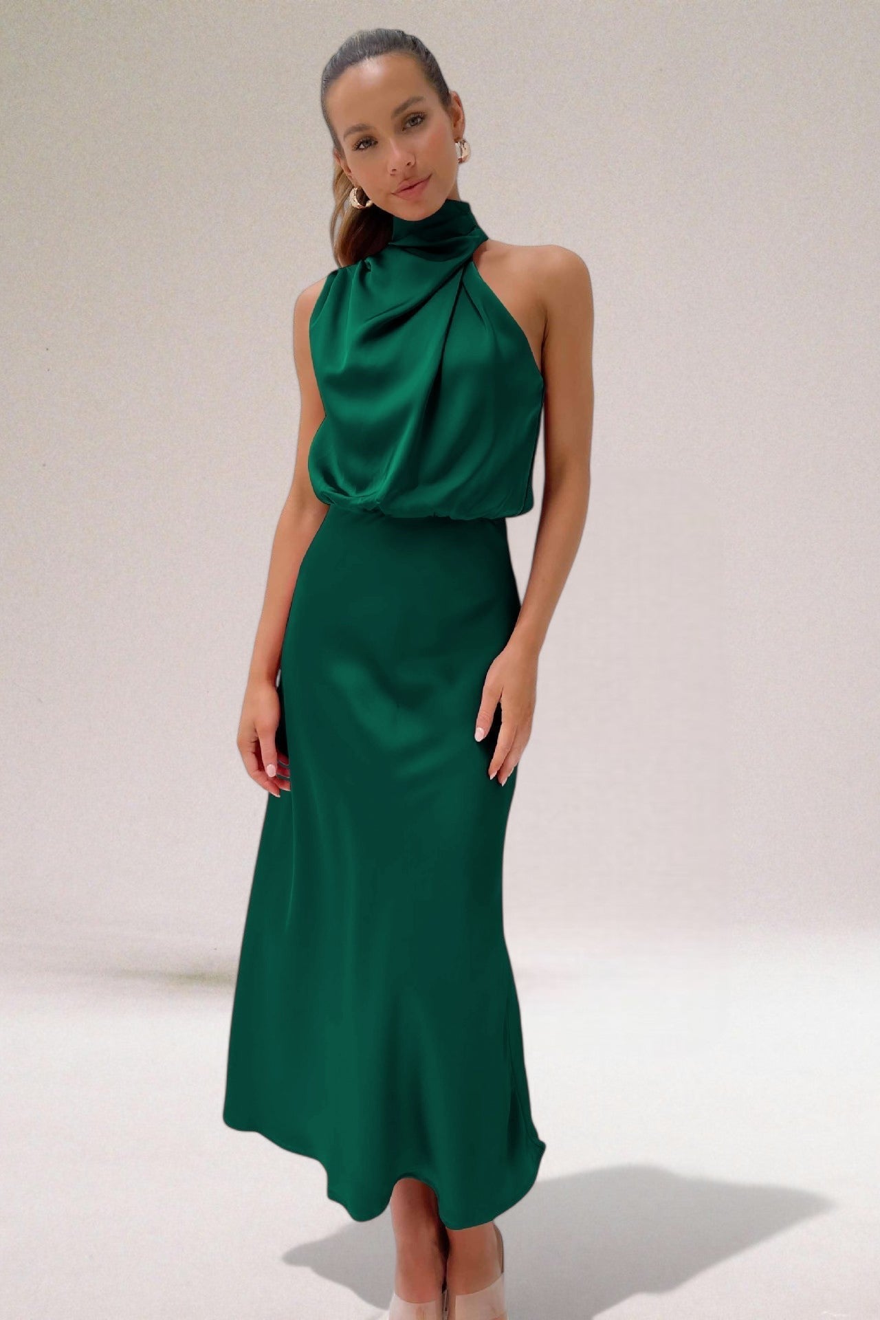Giselle™ | Chic Halter Neck Dress