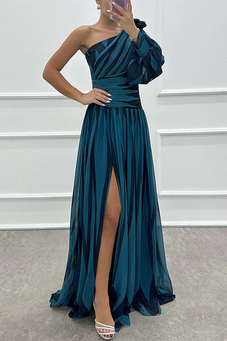 Cordelia | Asymmetric One-Shoulder Maxi Dress for Women - Perfect for Wedding Guests