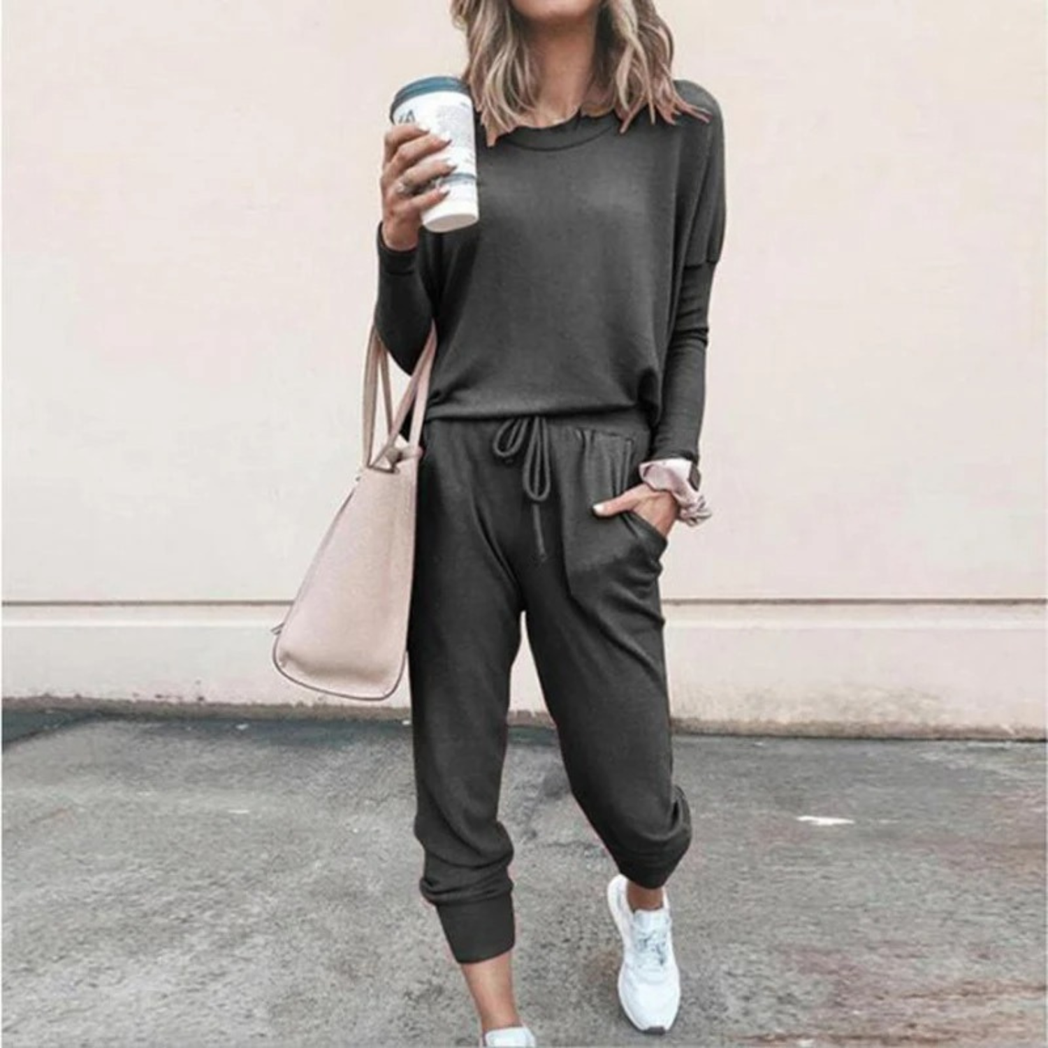 Nylie™ | Cozy Relaxed Jogger Lounge Ensemble