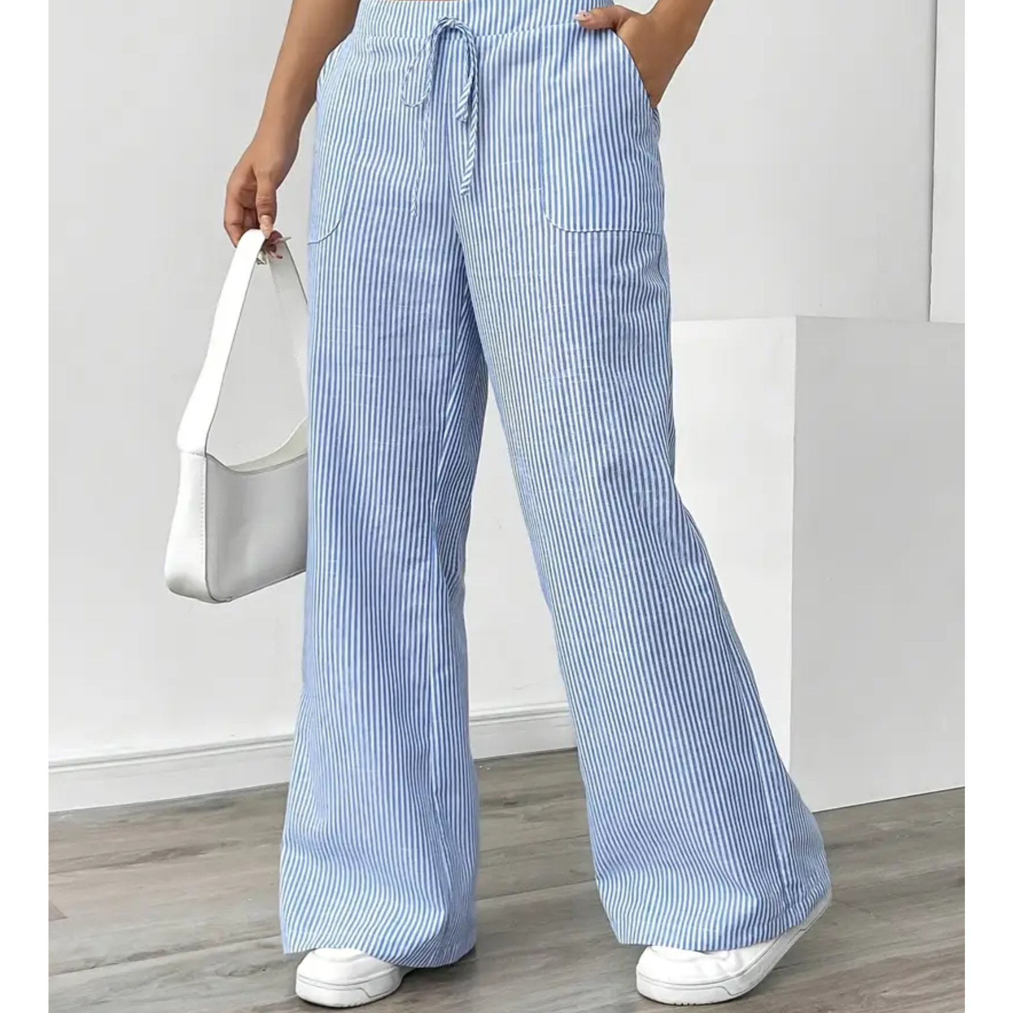 Amber™ | Striped Pants Featuring Convenient Pockets