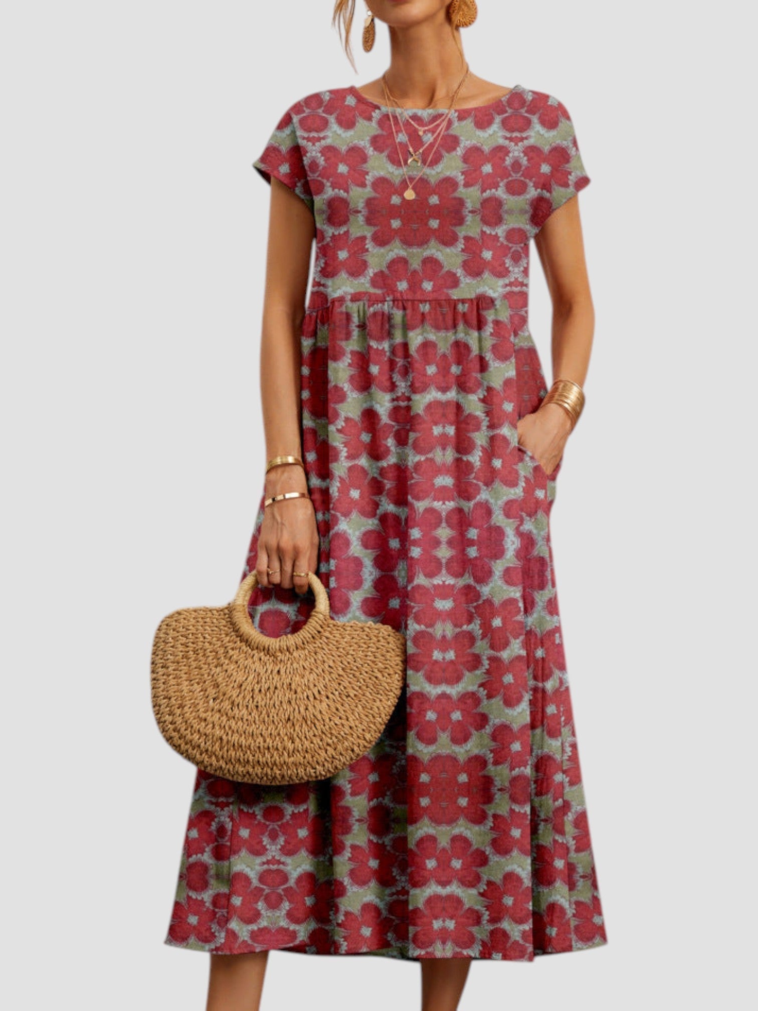 Lynn™ | Retro-Inspired Maxi Dress