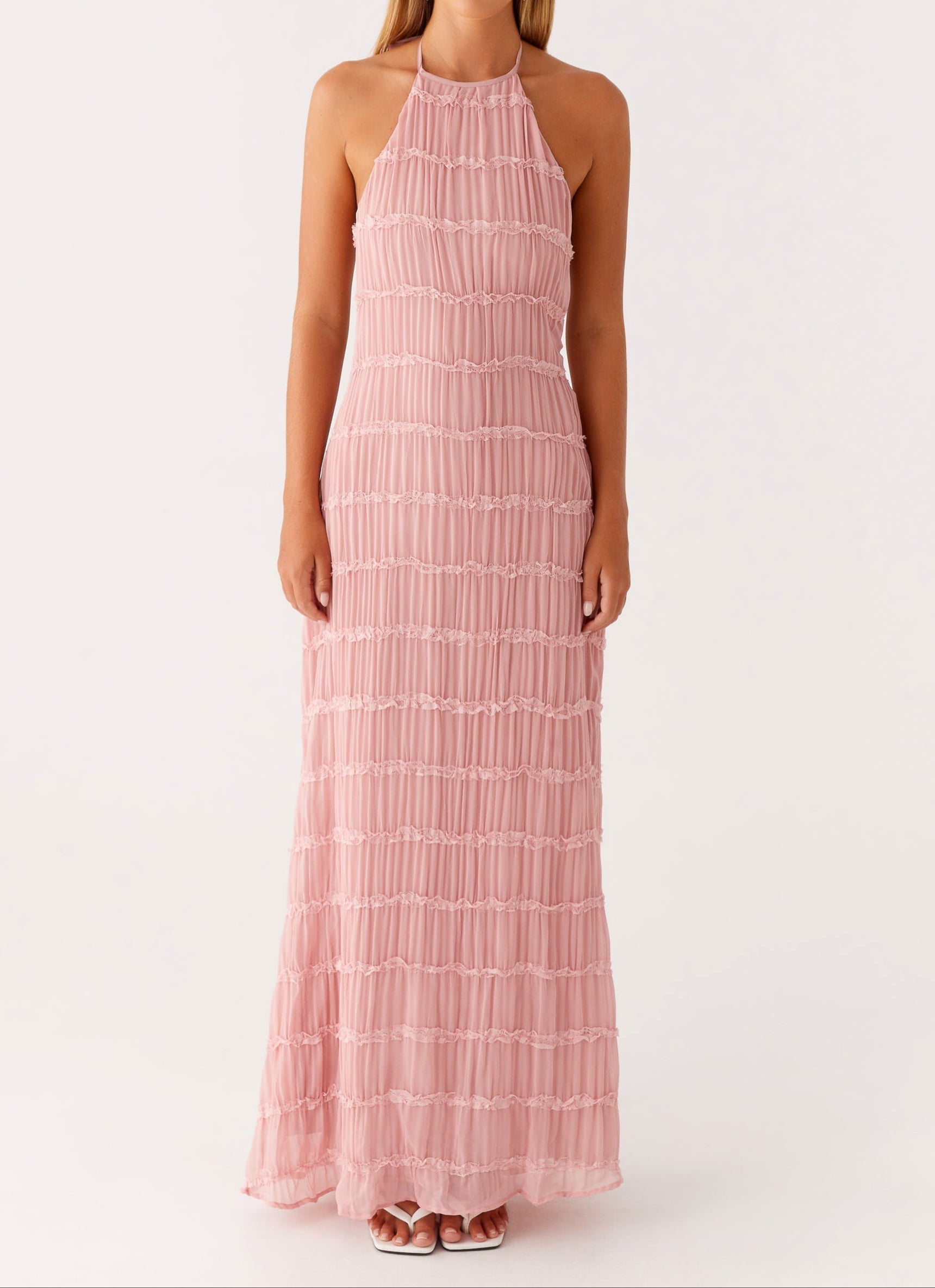 Jolene™ | Chic Halter Maxi Gown