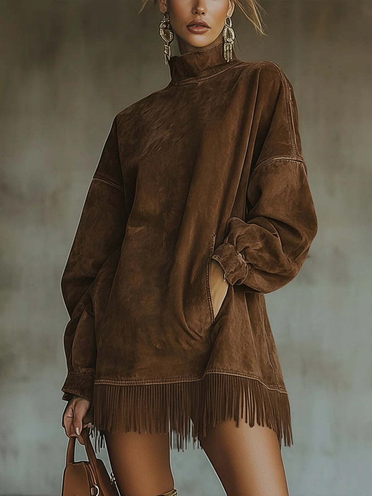 Alexandra™ | Comfy Fringe Dress