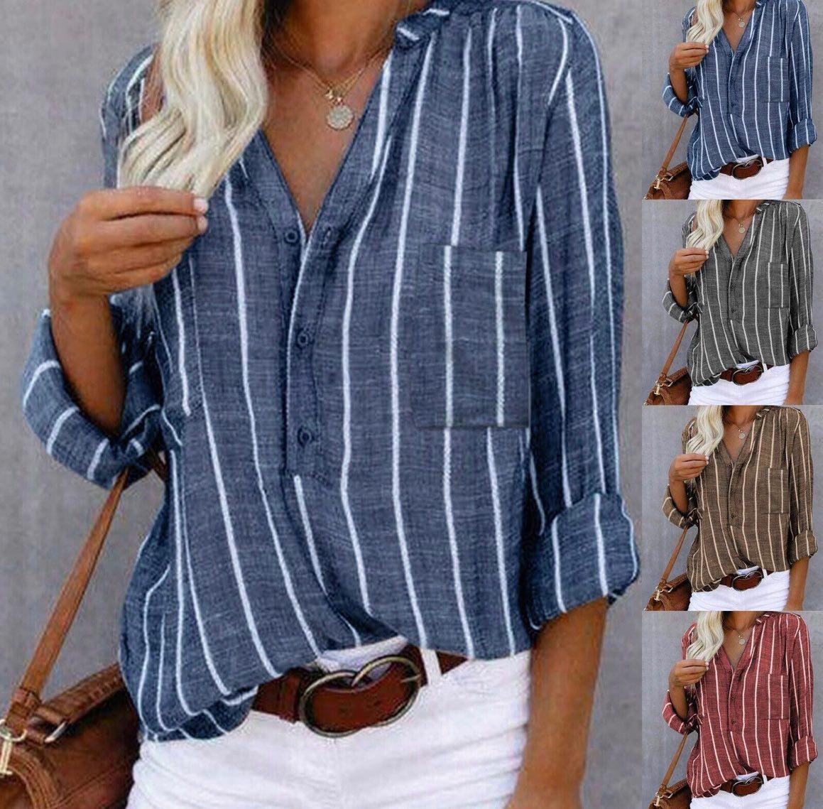 Candace™ | Striped Relaxed Blouse