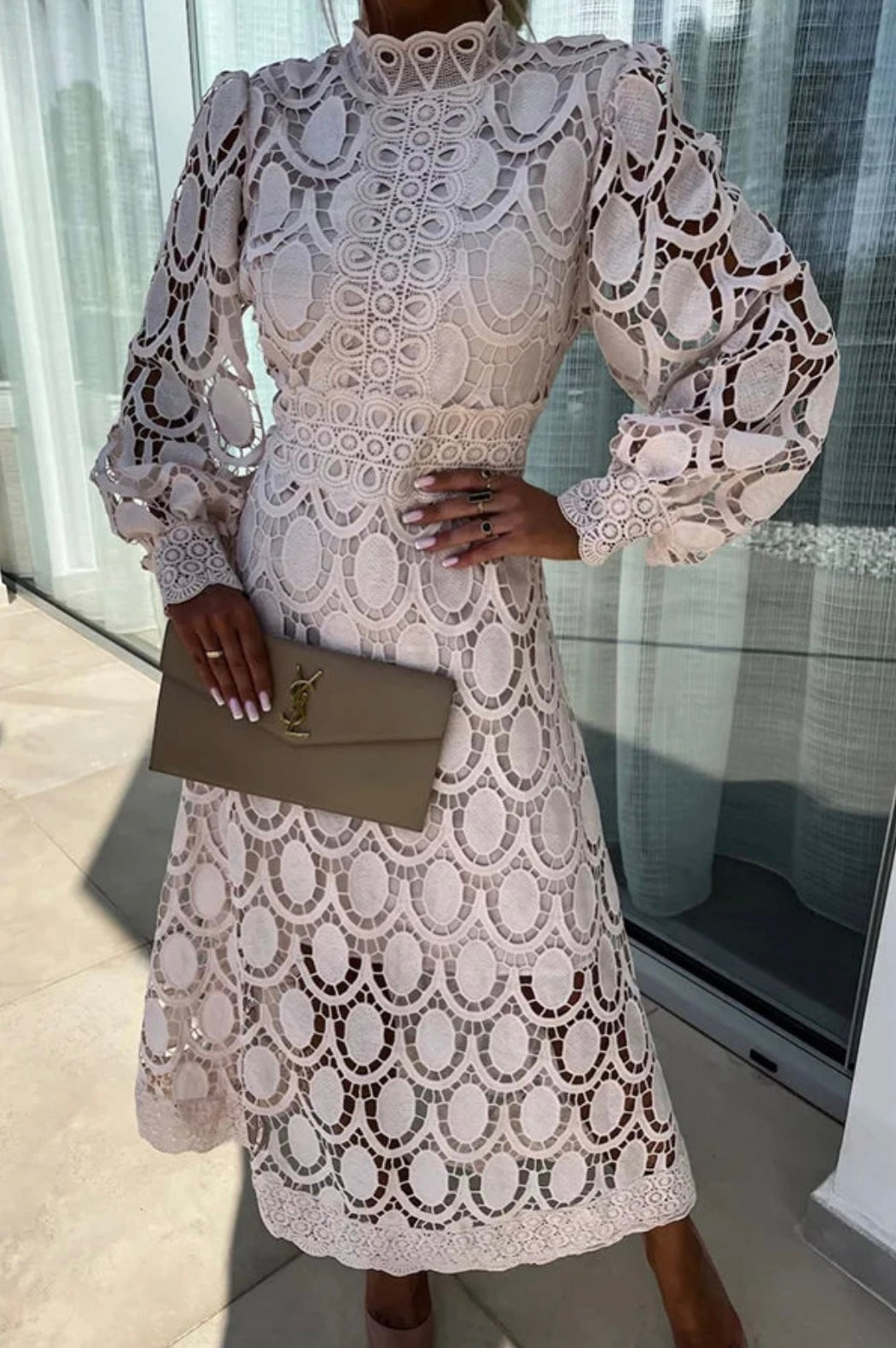 Joyce™ | Chic Lace Elegance Dress