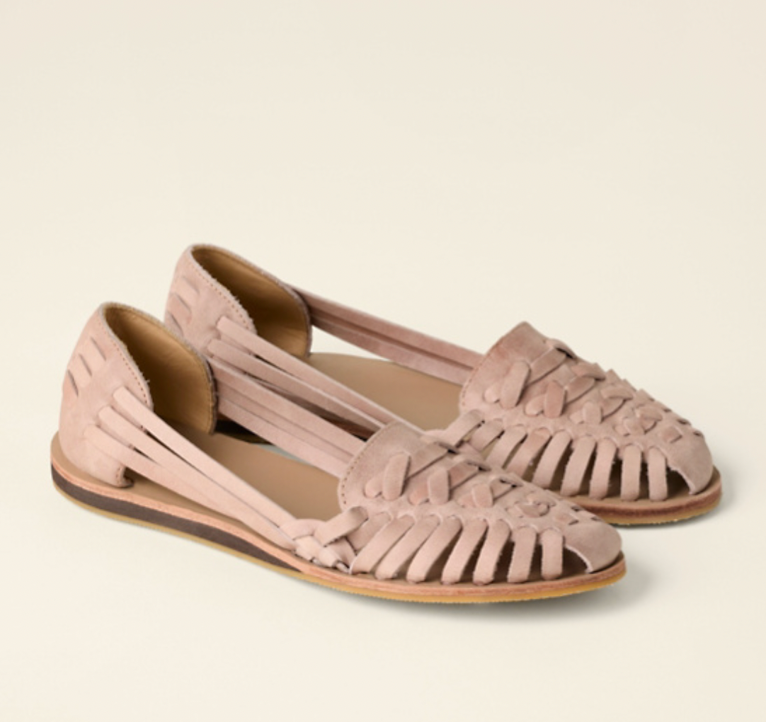 Victoria | Women's Woven Flat Sandals with Buckle