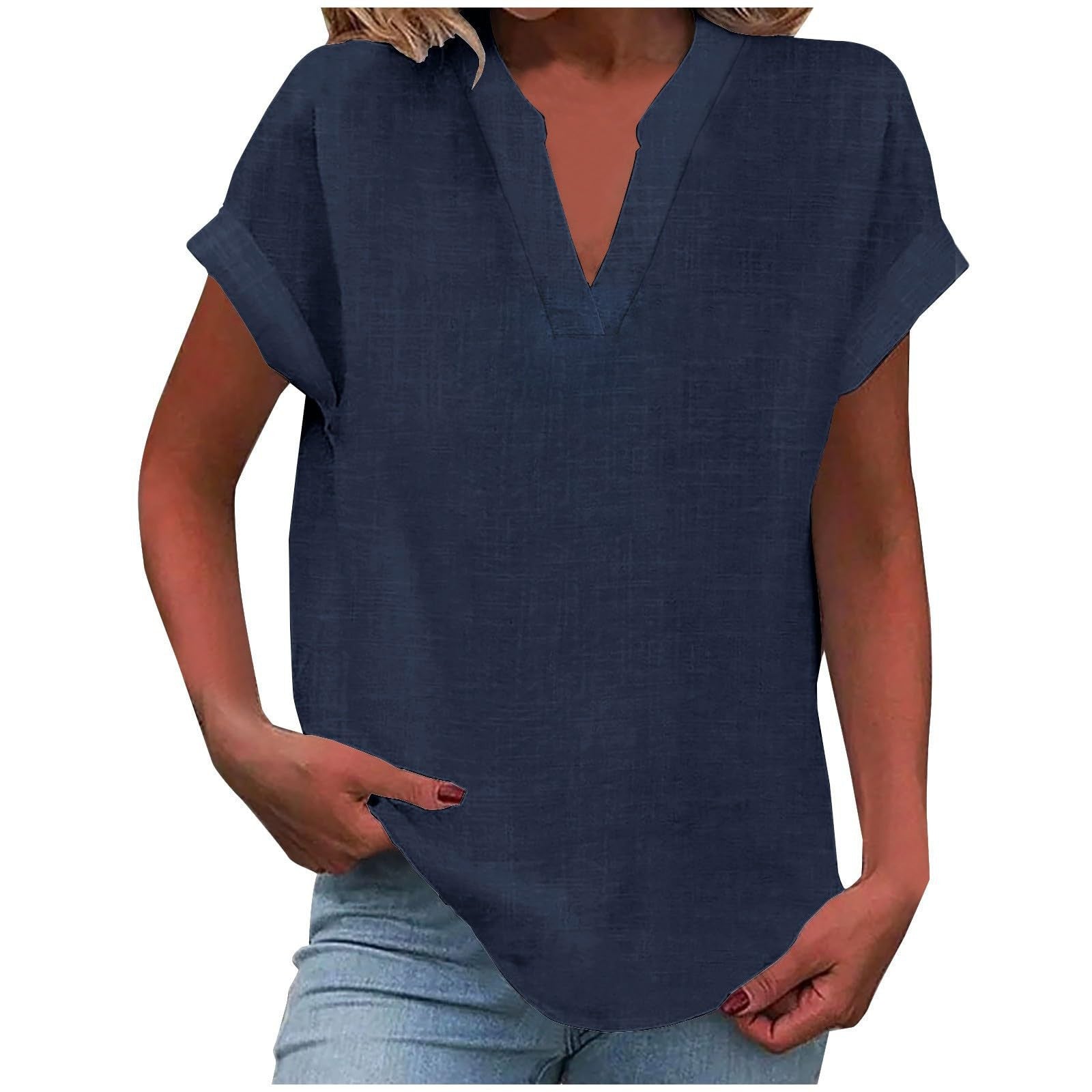Lexi™ | Casual V-Neck Blouse