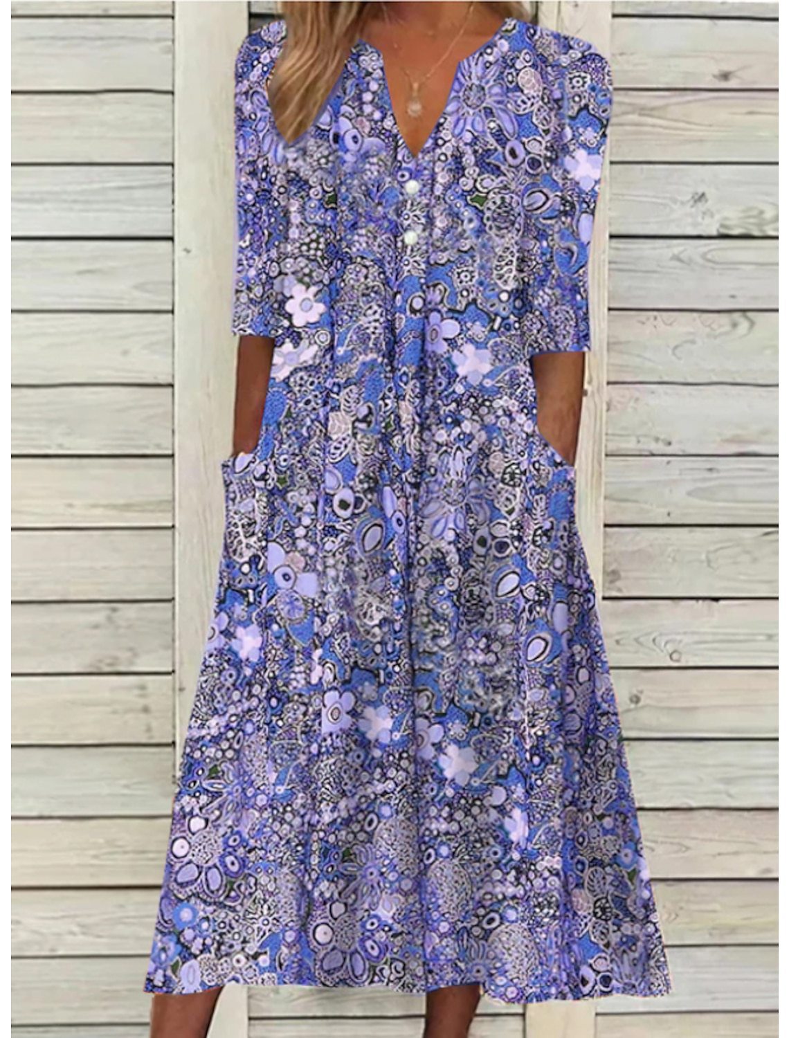 Janice™ | Chic Summer Dress with Belly Coverage