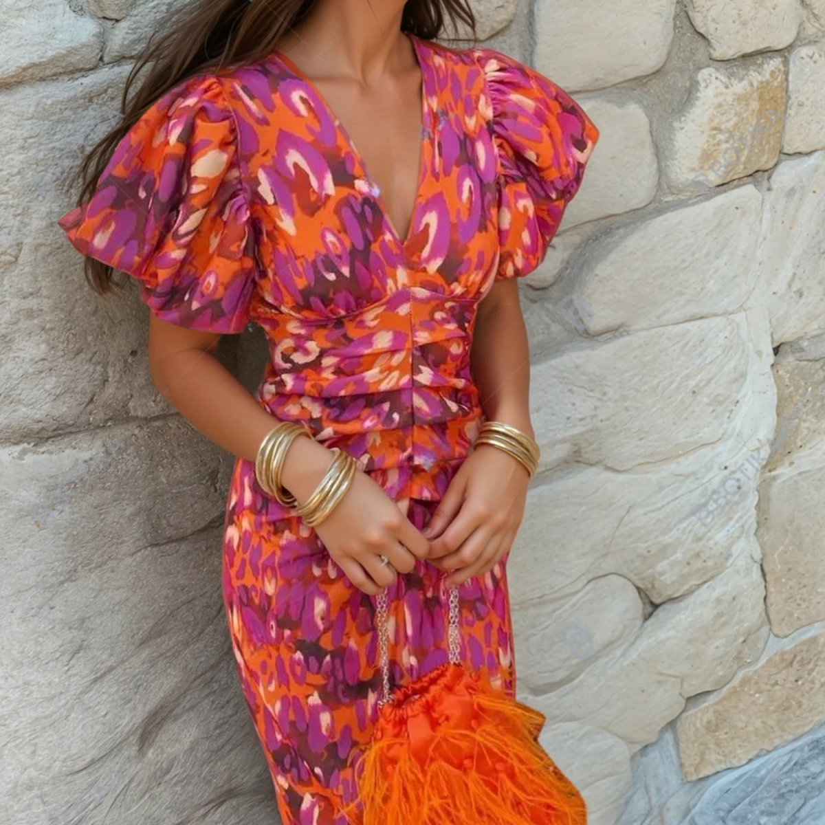 Aria | Printed Dress for Women - Perfect for Wedding Guests