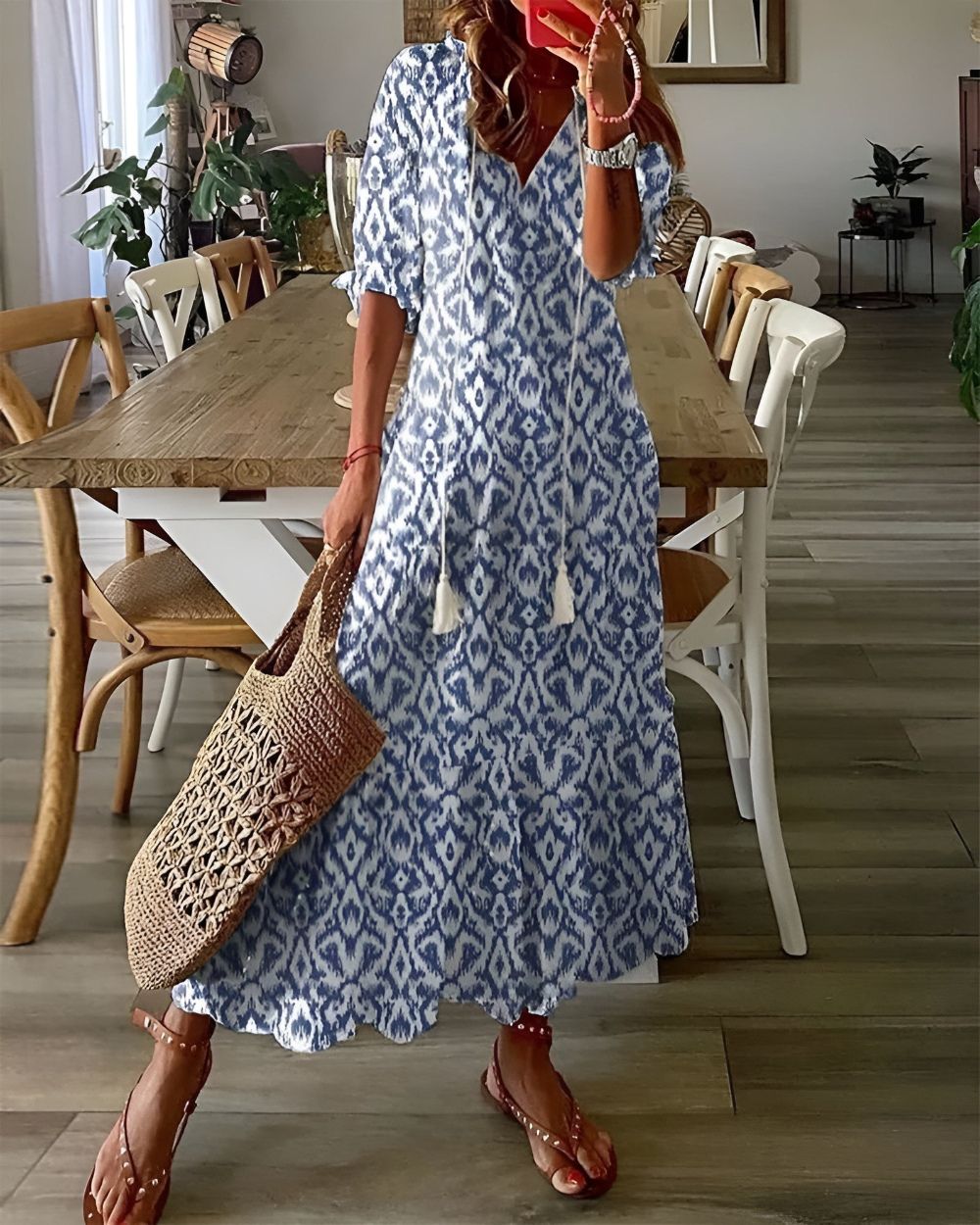 Celina™ | Enchanting Boho Cover-Up Dress