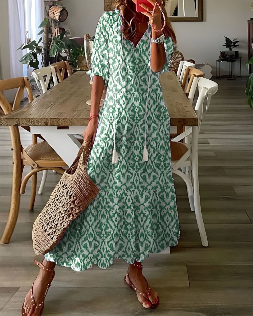 Celina™ | Enchanting Boho Cover-Up Dress