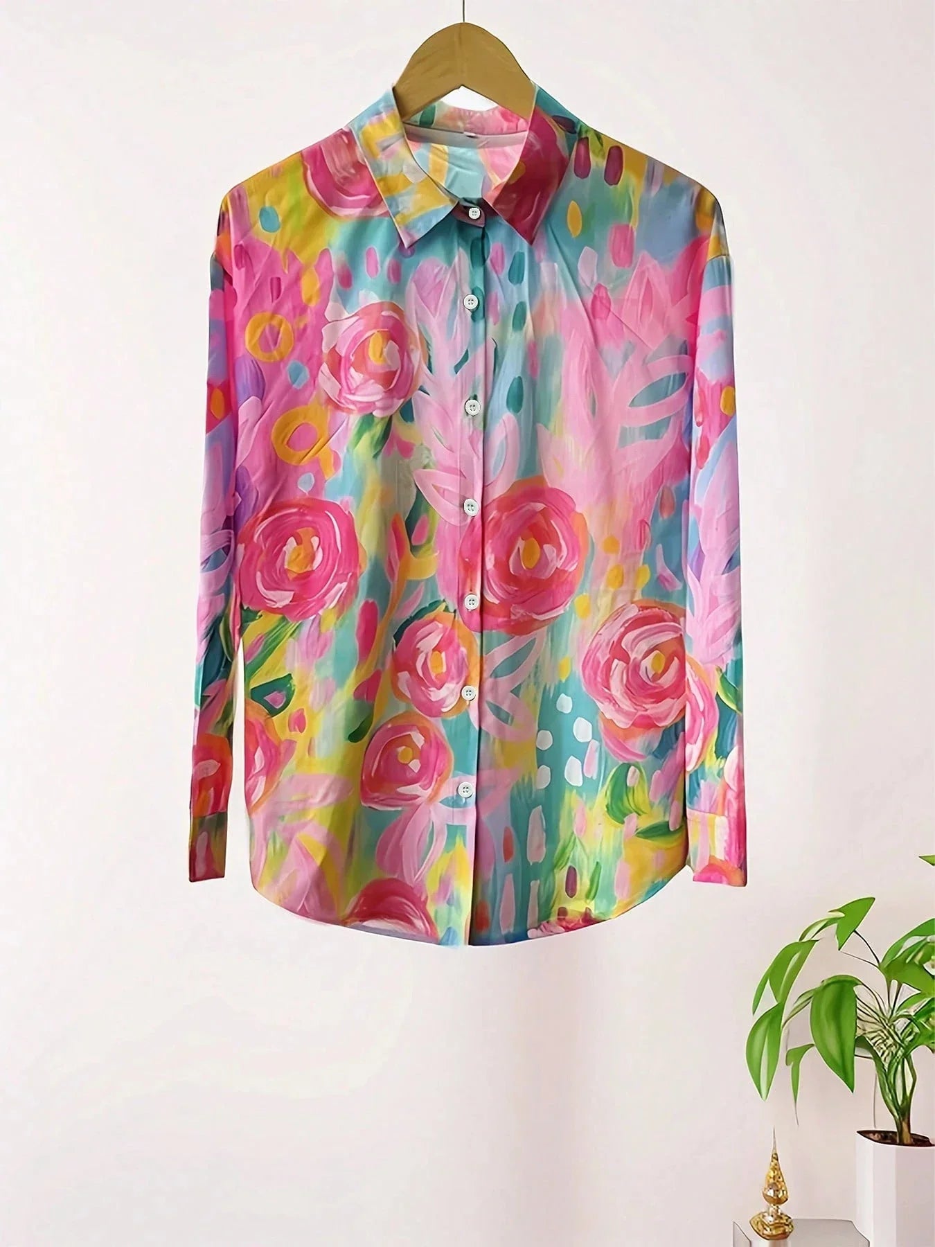 Terri™ | Vibrant Blouse Featuring Whimsical Print