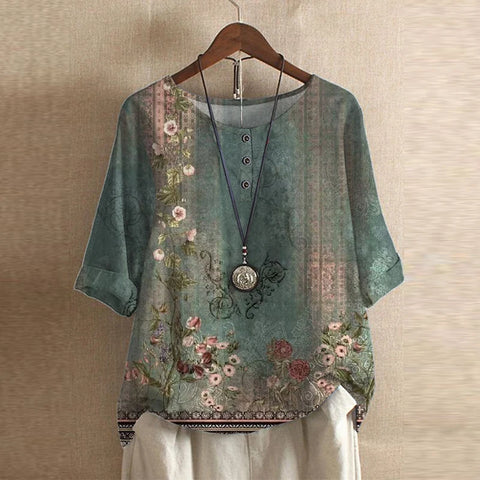 Anya™ | Vintage-Style Blouse