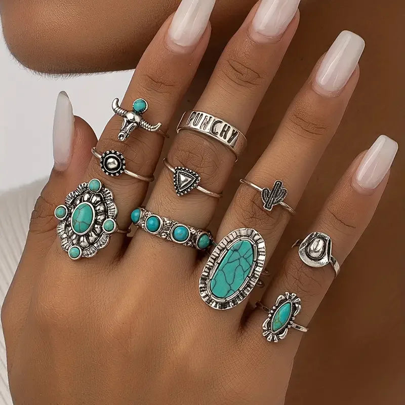 Dakota™ 10-Piece Western-Inspired Ring Collection