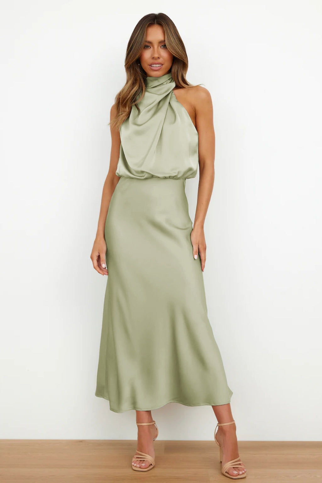 Mariana™ | Sophisticated Halter Evening Gown