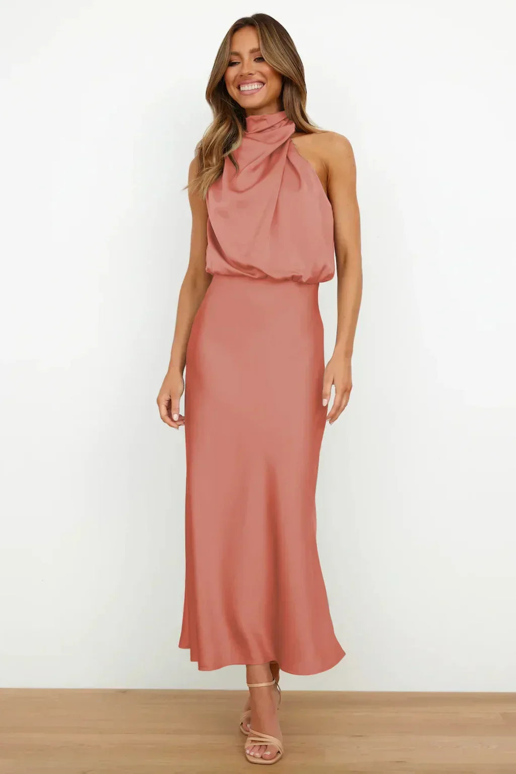 Mariana™ | Sophisticated Halter Evening Gown