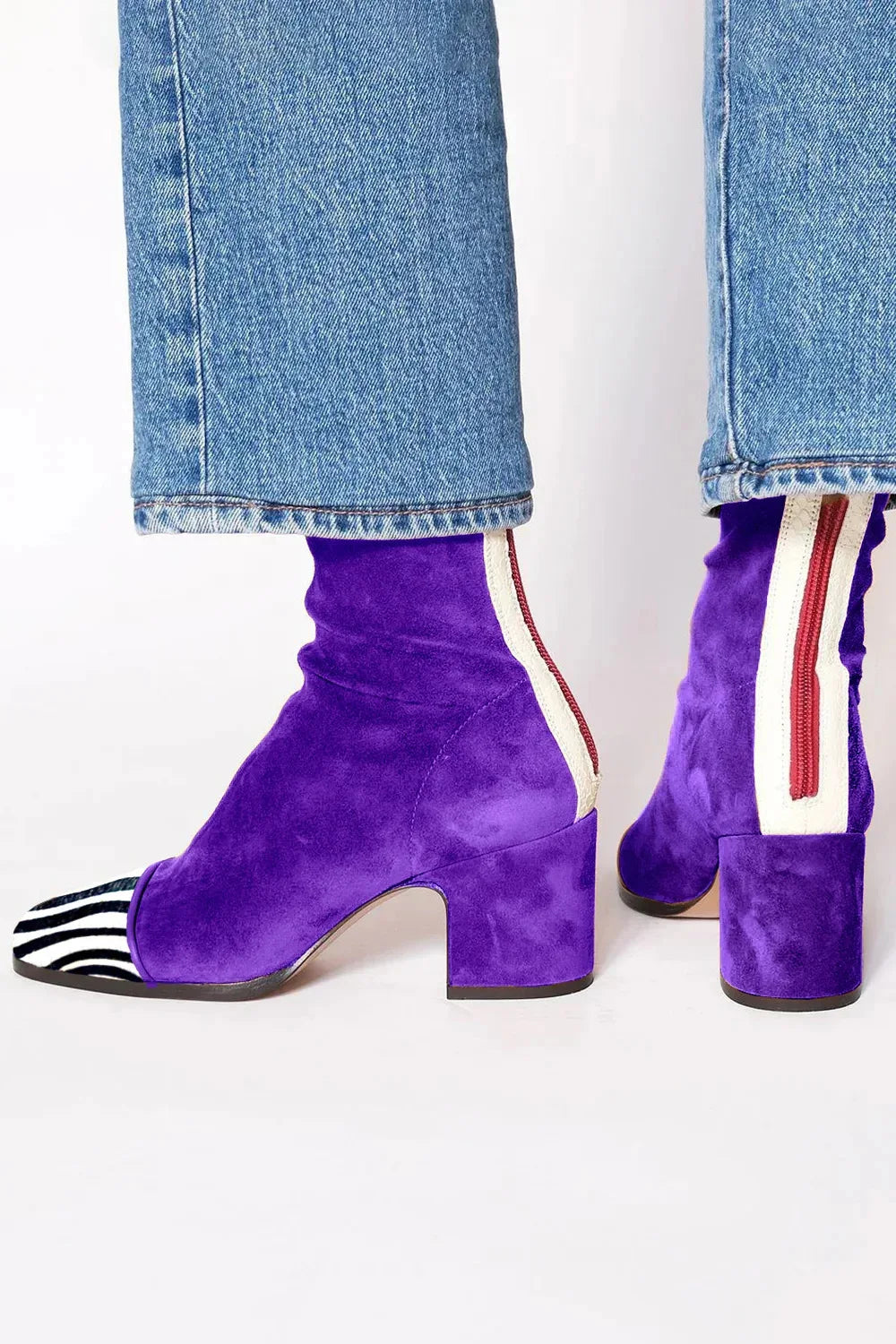 Scarlett™ | Square Toe Heeled Ankle Boots