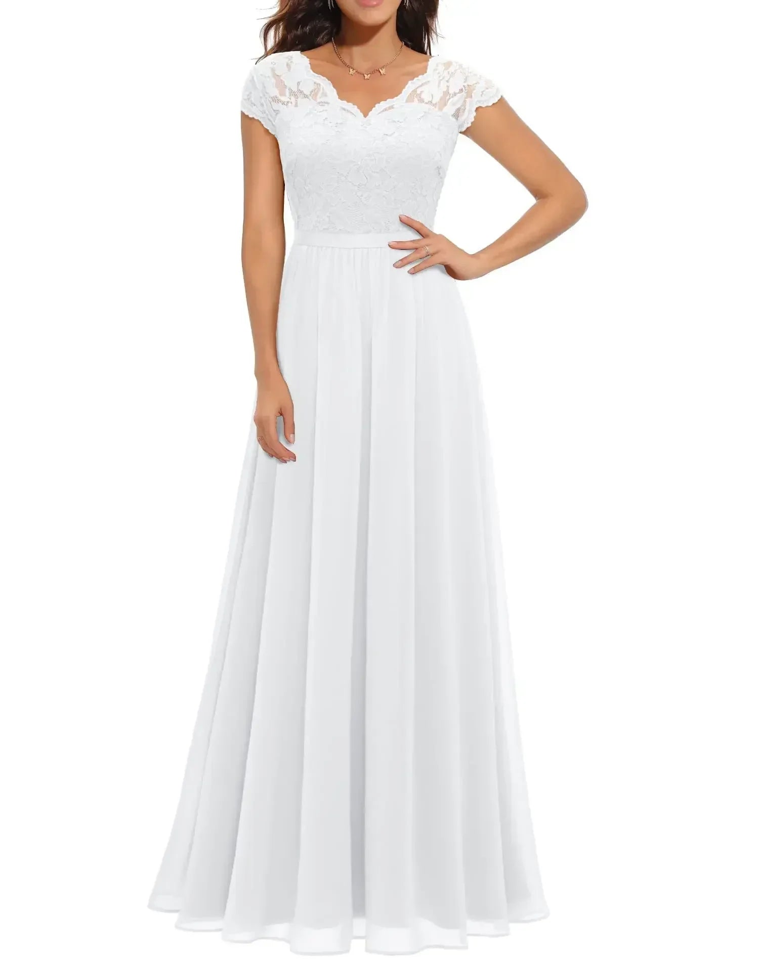 Diane™ | Women's Elegant Long Lace Dress