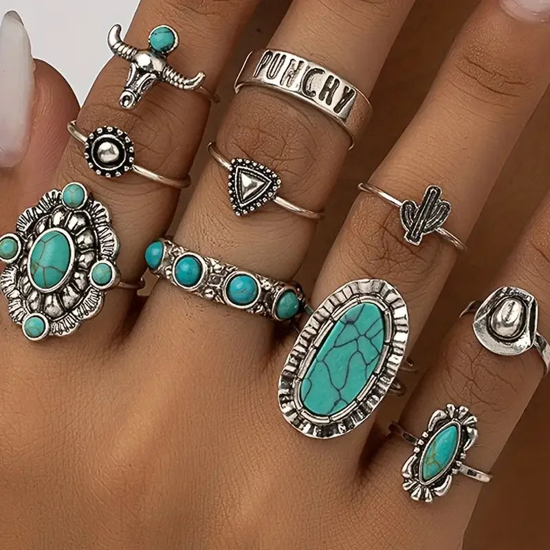 Dakota™ | 10-Piece Western-Inspired Ring Collection