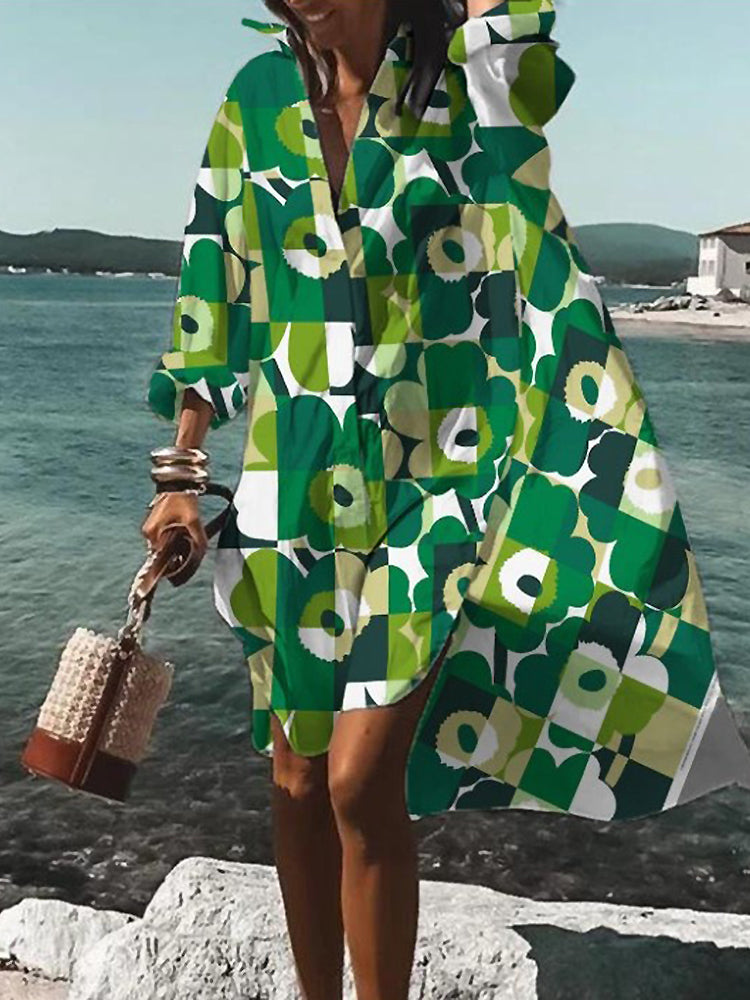 Mary™ | Midi Shirt Dress for Summer