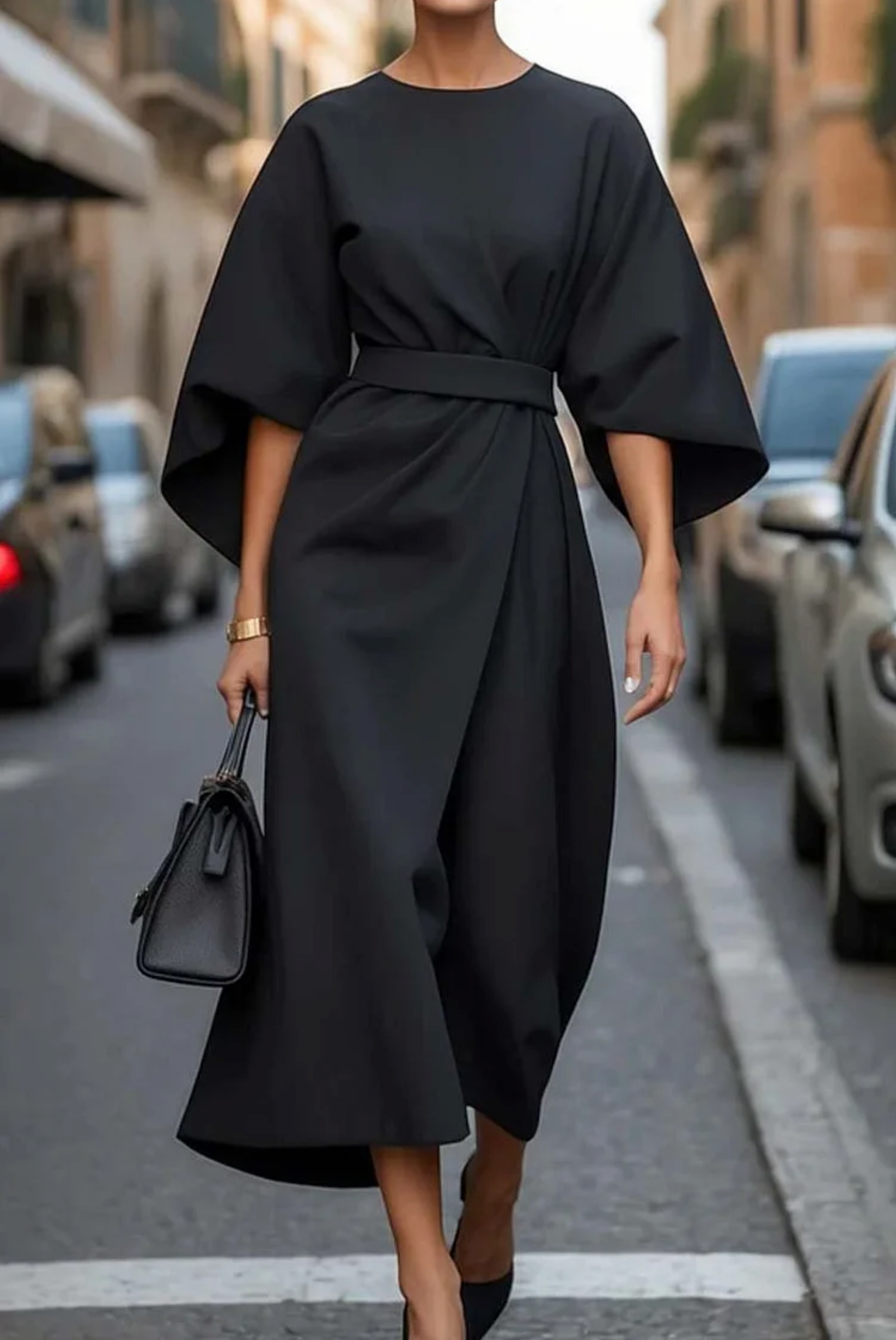 Wendy™ | Chic Lantern Sleeve Dress