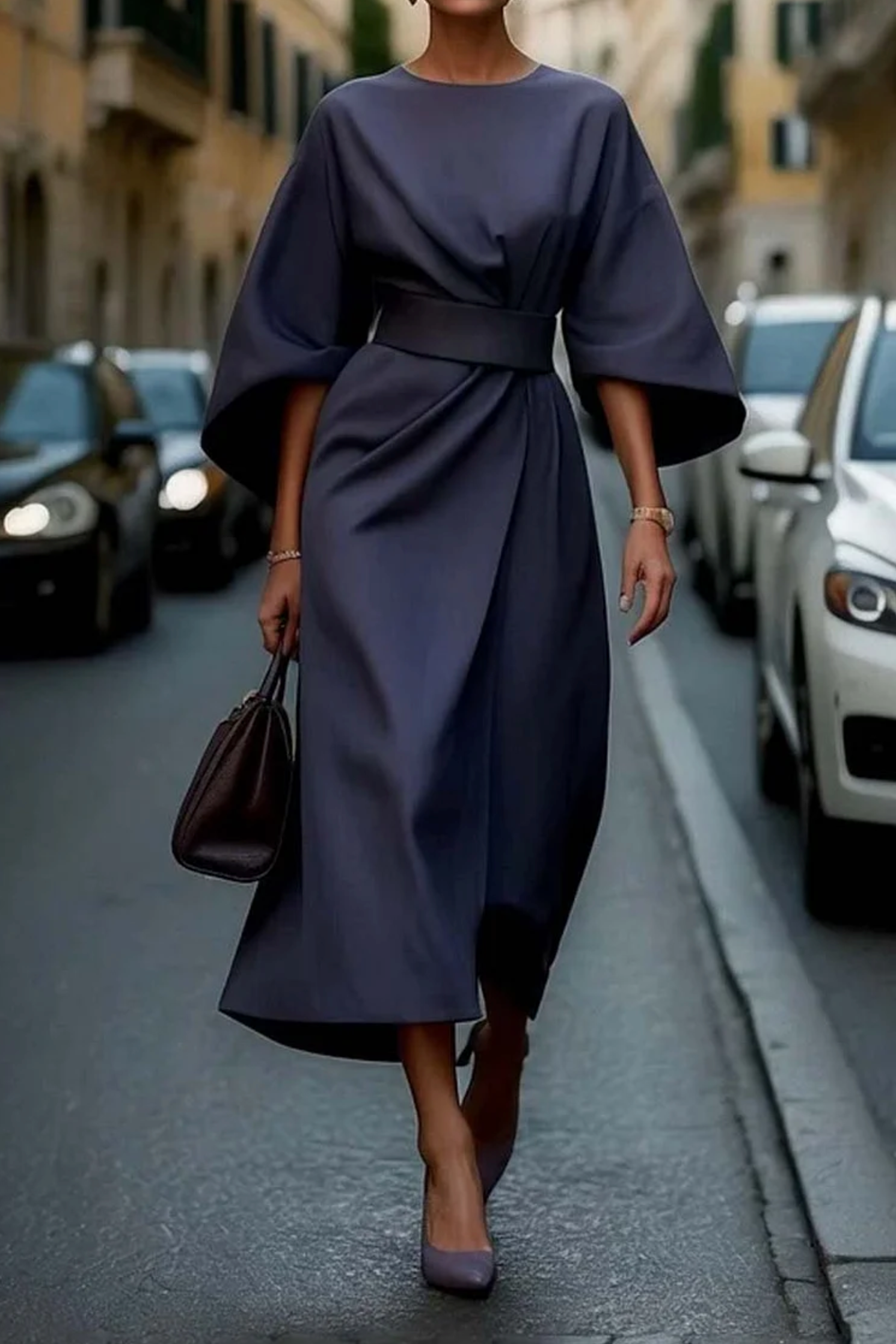 Wendy™ | Chic Lantern Sleeve Dress