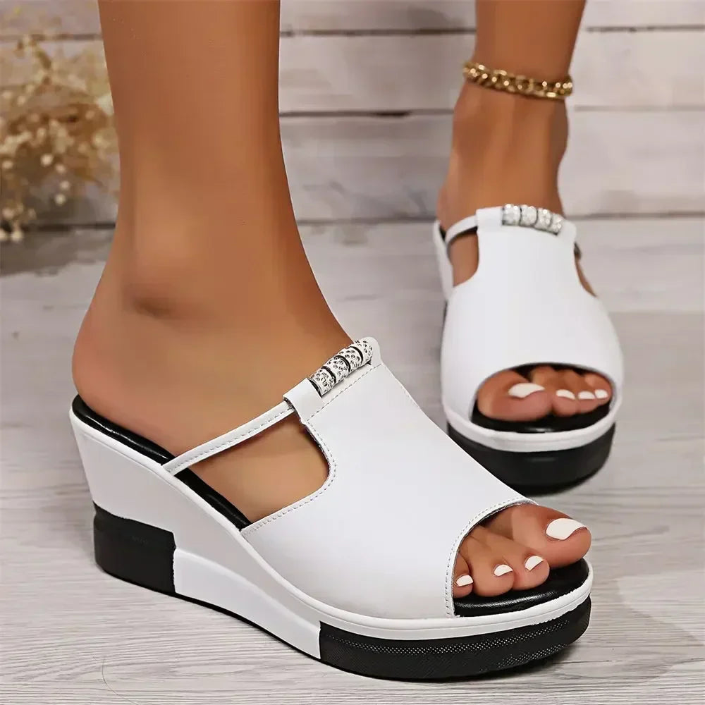 Belle | Women's Comfort Cushioned Wedge Sandals