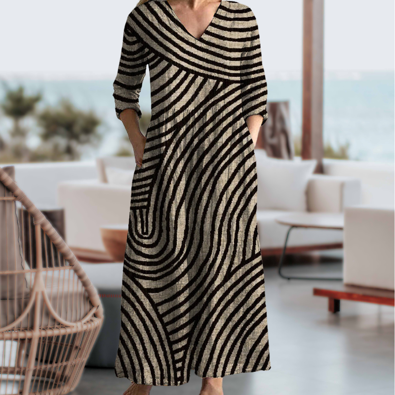 Bonnie™ | Retro Striped Dress
