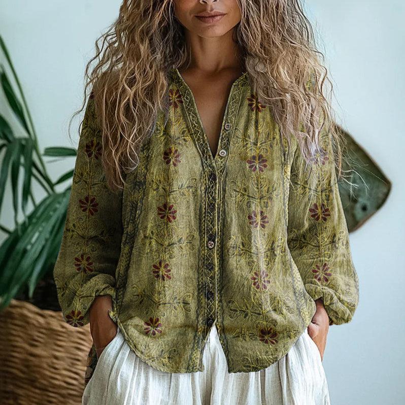 Martha™ | Nature-Inspired Relaxed Blouse