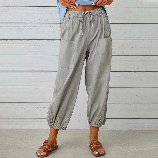 Lena™ | Relaxed High-Waist Trousers