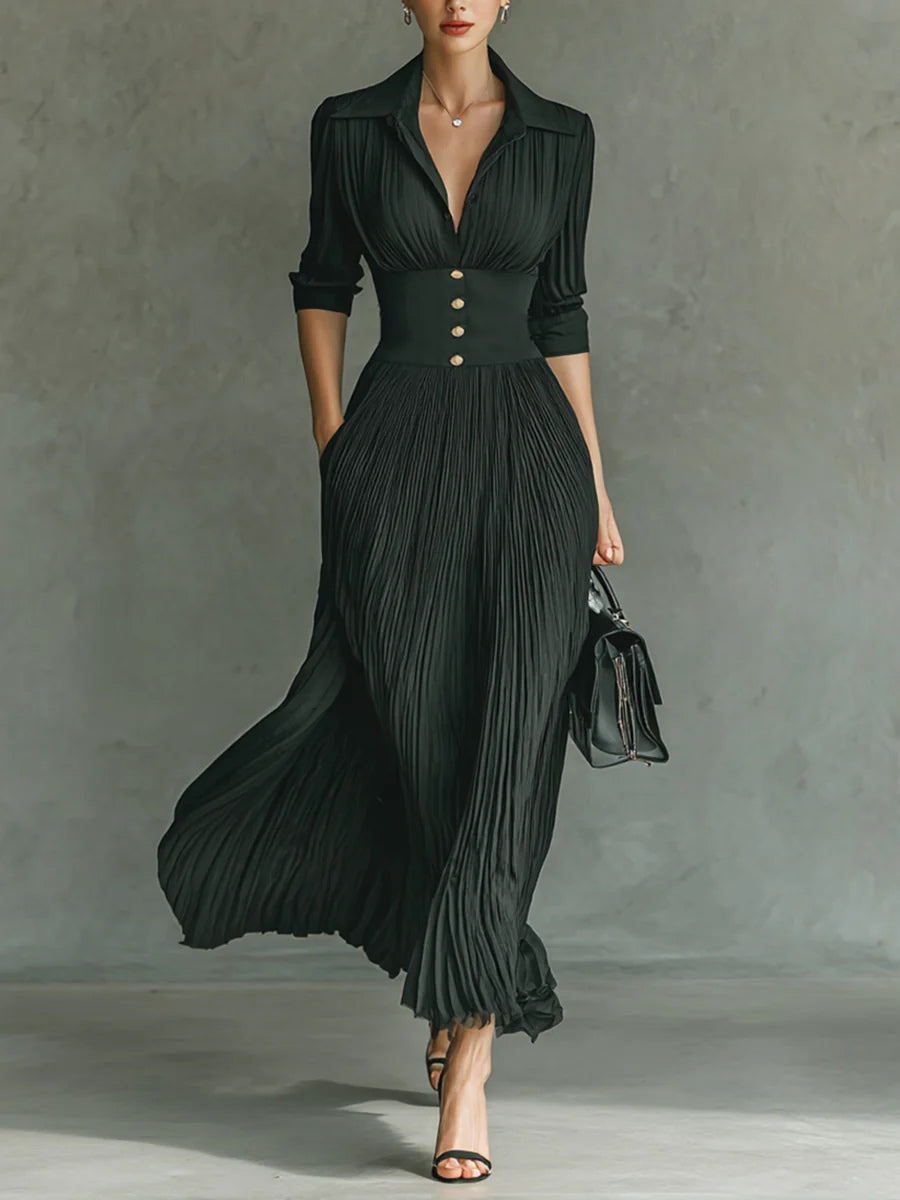 Erica™ | Stylish Tailored Waist Dress