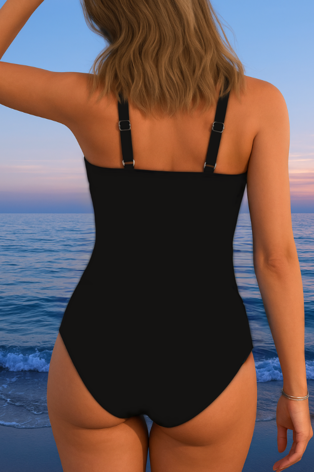 Violette | Women's Printed Swimsuit with Tummy Control