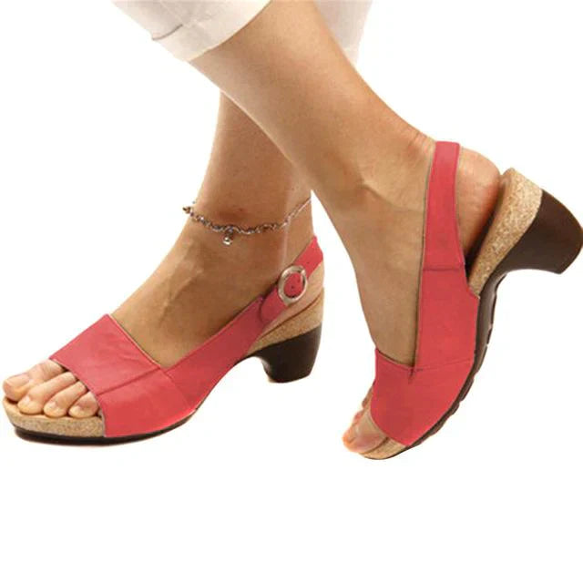 Adrianna | Women's Slingback Sandals with Block Heel