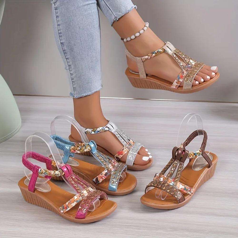 Anastasia | Women's Decorative Ankle Strap Sandals