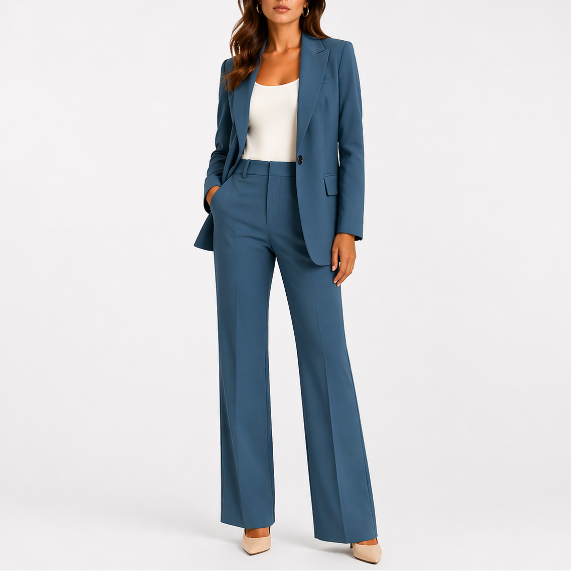 Artemisia | Women's Blazer and Straight-Leg Trousers Ensemble