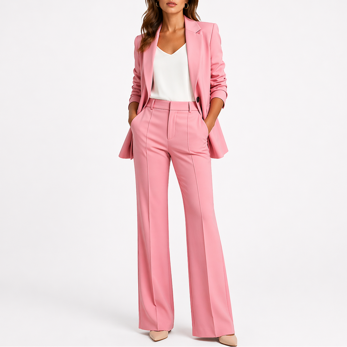 Artemisia | Women's Blazer and Straight-Leg Trousers Ensemble