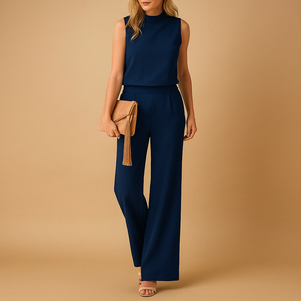 Aurelia | Women's Sleeveless Wide-Leg Jumpsuit