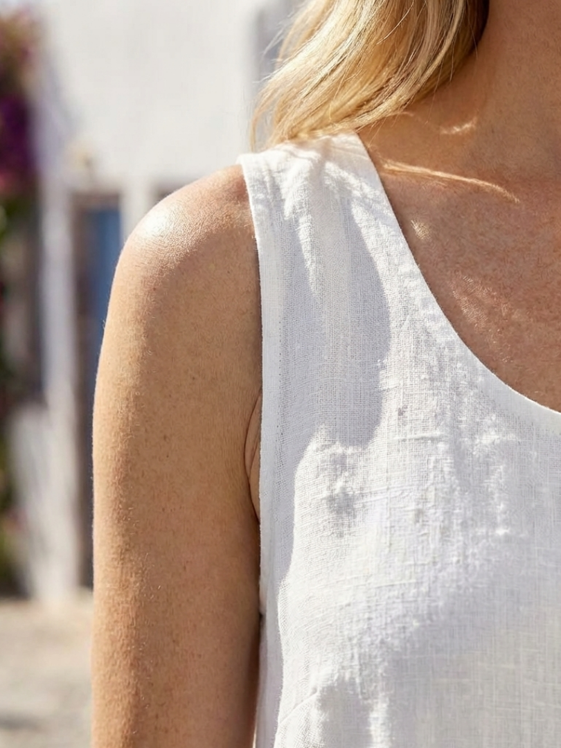 Beatrix | Women's Relaxed Maxi Dress with Sleeveless Round Neck