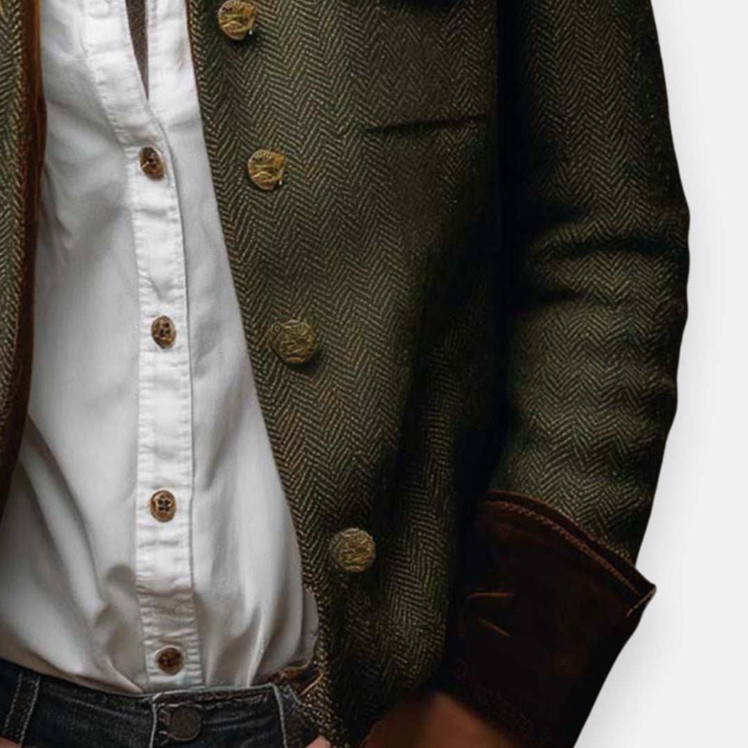 Bianca | Women's Long Sleeve Herringbone Jacket